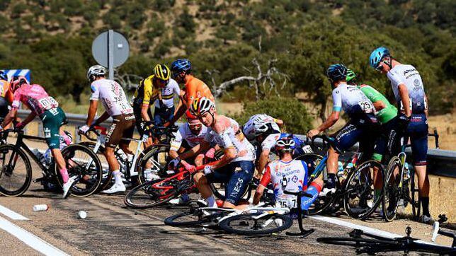 Una caída deja a Vine sin un maillot de la montaña que ya acariciaba