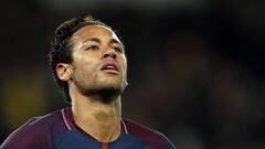 Neymar celebra un gol ante el Dijon