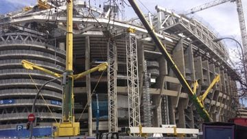 When will work on Real Madrid's Santiago Bernabéu stadium be completed?