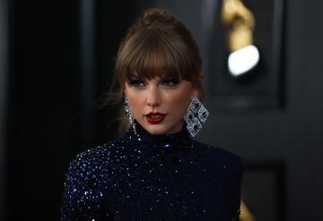 Taylor Swift en los Grammy 2023.