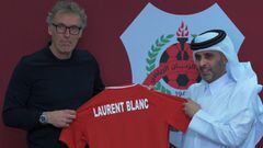 Laurent Blanc presentado como nuevo t&eacute;cnico del Al Rayyan SC