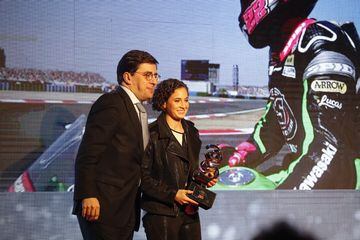 Ana Carrasco, the first woman to win a motorcycling World Championship.