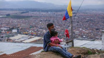 Familias pobres en Colombia.