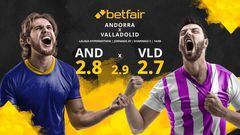 FC Andorra vs. Real Valladolid: horario, TV, estadísticas, clasificación y pronósticos