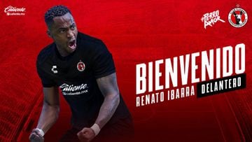 Xolos oficializa contrataci&oacute;n de Renato Ibarra para Clausura 2022