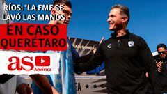 Adolfo Ríos reiteró que la FMF y la Liga MX se lavaron las manos con el Querétaro
