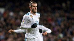 Bale celebra el 1-0 al Getafe.