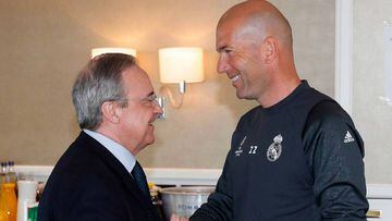 Florentino renovar&aacute; a Zidane.