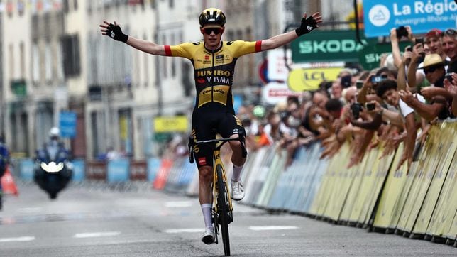 Vingegaard avisa para el Tour tras mostrar su fuerza en el Dauphiné