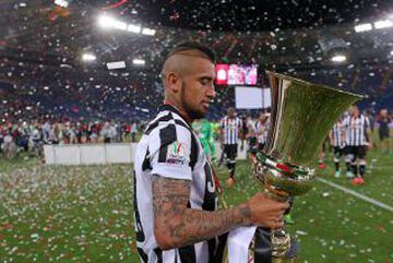 Juventus se consagró tetracampeón de la Serie A con Arturo Vidal como una de sus figuras. También ganó Copa Italia.
