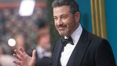 FILE PHOTO: Jimmy Kimmel arrives at the 74th Primetime Emmy Awards held at the Microsoft Theater in Los Angeles, U.S., September 12, 2022. REUTERS/Aude Guerrucci/File Photo