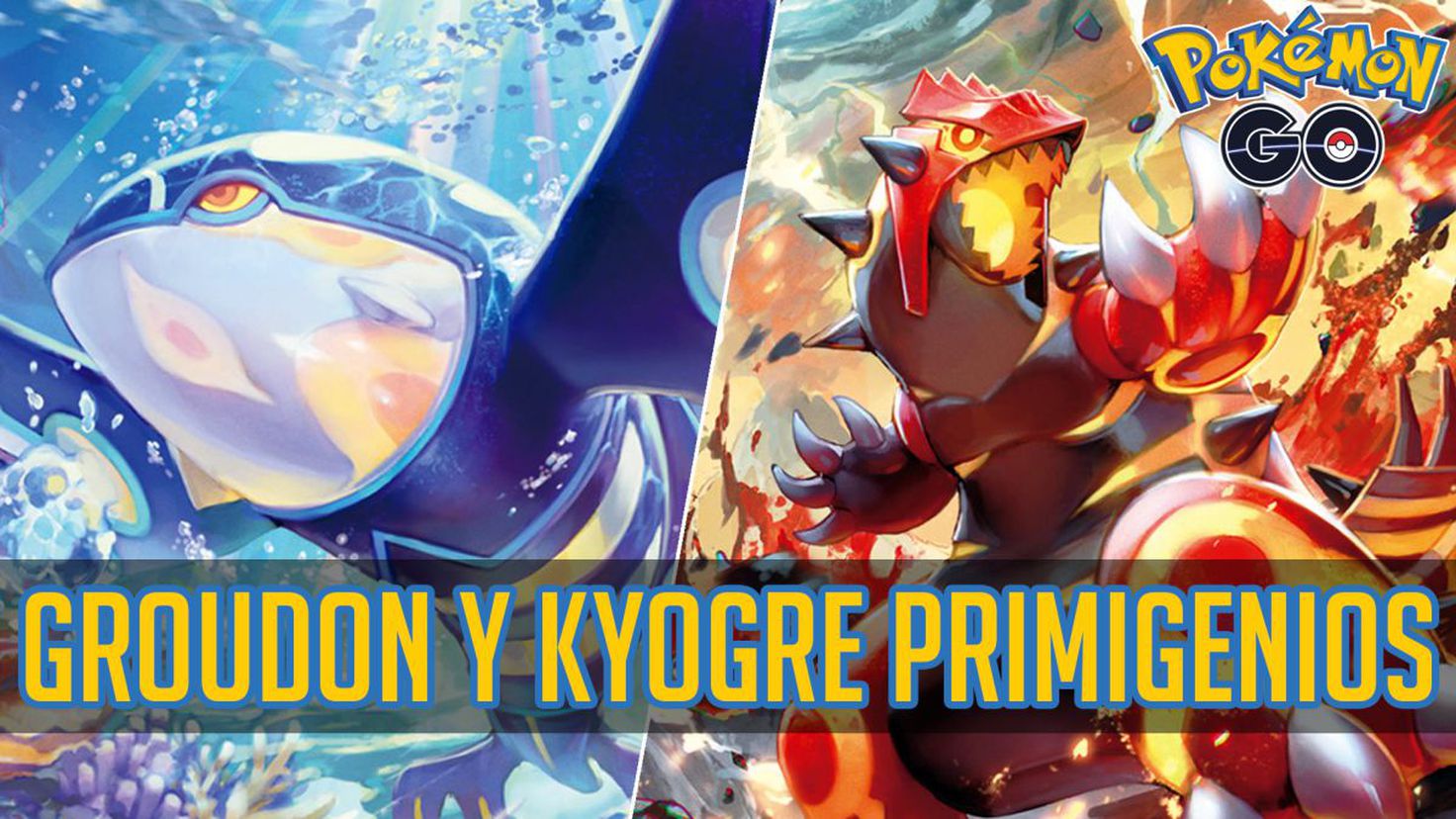 Así funciona la Regresión Primigenia de Groudon y Kyogre en Pokémon GO: todos los detalles