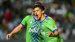 Fredy Montero festeja su gol contra el Le&oacute;n