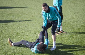 Marcelo y Cristiano Ronaldo.