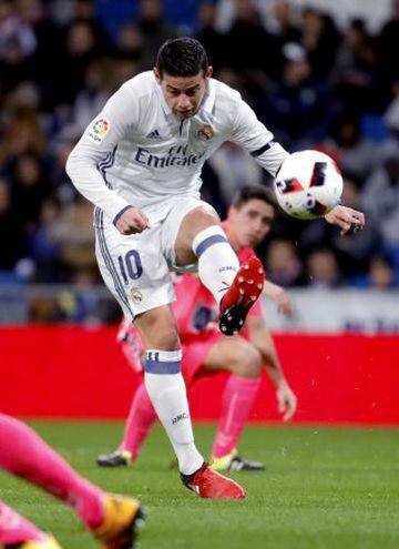 Real Madrid vs. Leonesa: James vuelve al gol en Copa del Rey