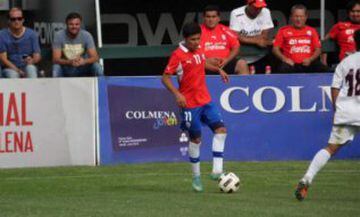 El delantero de Santiago Wanderers jugó el Sudamericano Sub 17 del 2013.