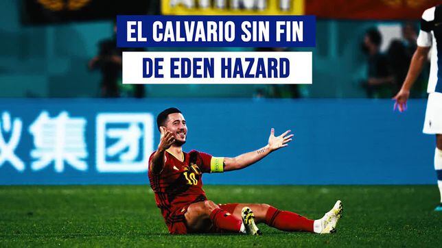 Del Real Madrid a Bélgica: el calvario sin fin de Hazard