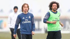 Modric y Marcelo tienen difícil llegar a la vuelta ante el PSG