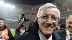 China&#039;s head coach Marcello Lippi leaves after the World Cup football qualifying match against South Korea in Changsha, China&#039;s central Hunan province on March 23, 2017.