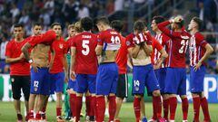 El Atlético de Madrid perdió su segunda final de Champions League ante el Real Madrid. Los de simeone no pudieron ganar en la tanda de penaltis (5-3) tras empatar a uno. 
 