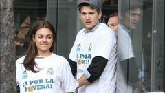 Aston Kutcher y Mila Kunis