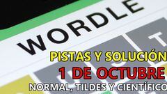 wordle solucion 1 octubre