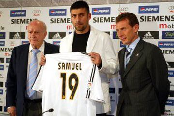 The Argentine centre-back was brought in on a 25 million euros deal to bolster the defence in 2004 but never won over the Bernabéu and moved on after just one season.