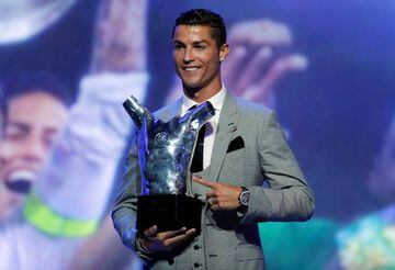 UEFA Player of the Year, Cristiano Ronaldo.