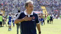 El entrenador de Universidad de Chile Martin Lasarte 