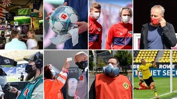 Bundesliga: las curiosas imágenes del regreso del fútbol