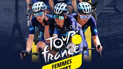 Cartel promocional del Tour de Francia femenino.