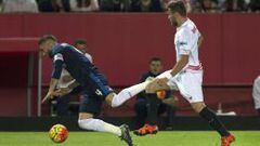 Ramos, en la derrota ante el Sevilla (3-2).