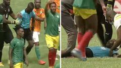El árbitro del Costa de Marfil - Etiopía se desmaya y terminan el partido