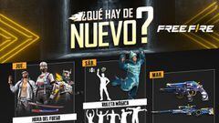 Códigos gratis de Free Fire y recompensas de hoy, viernes 11 de noviembre  de 2022