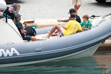 Neymar de vacaciones en Ibiza