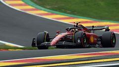 Carlos Sainz (Ferrari F1-75). Spa-Francorchamps, Bélgica. F1 2022.