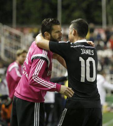 James Rodríguez vuolvió a recibir la confianza de Carlo Ancelotti por segundo partido consecutivo. El 10 fue la figura del partido