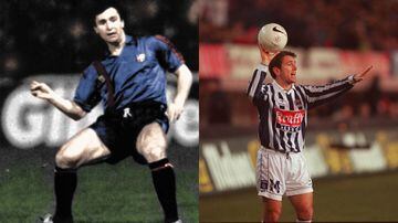 Debido a que se llevaban 13 años, Luis María y Aitor no coincidieron en Primera División. Ambos iniciaron su carrera en la Real Sociedad, Luis María estuvo allí tres años y debutó en Primera en 1985, mientras que Aitor debutó en 1997, un año después de qu