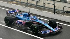Fernando Alonso (Alpine A522). Suzuka, Japón. F1 2022.