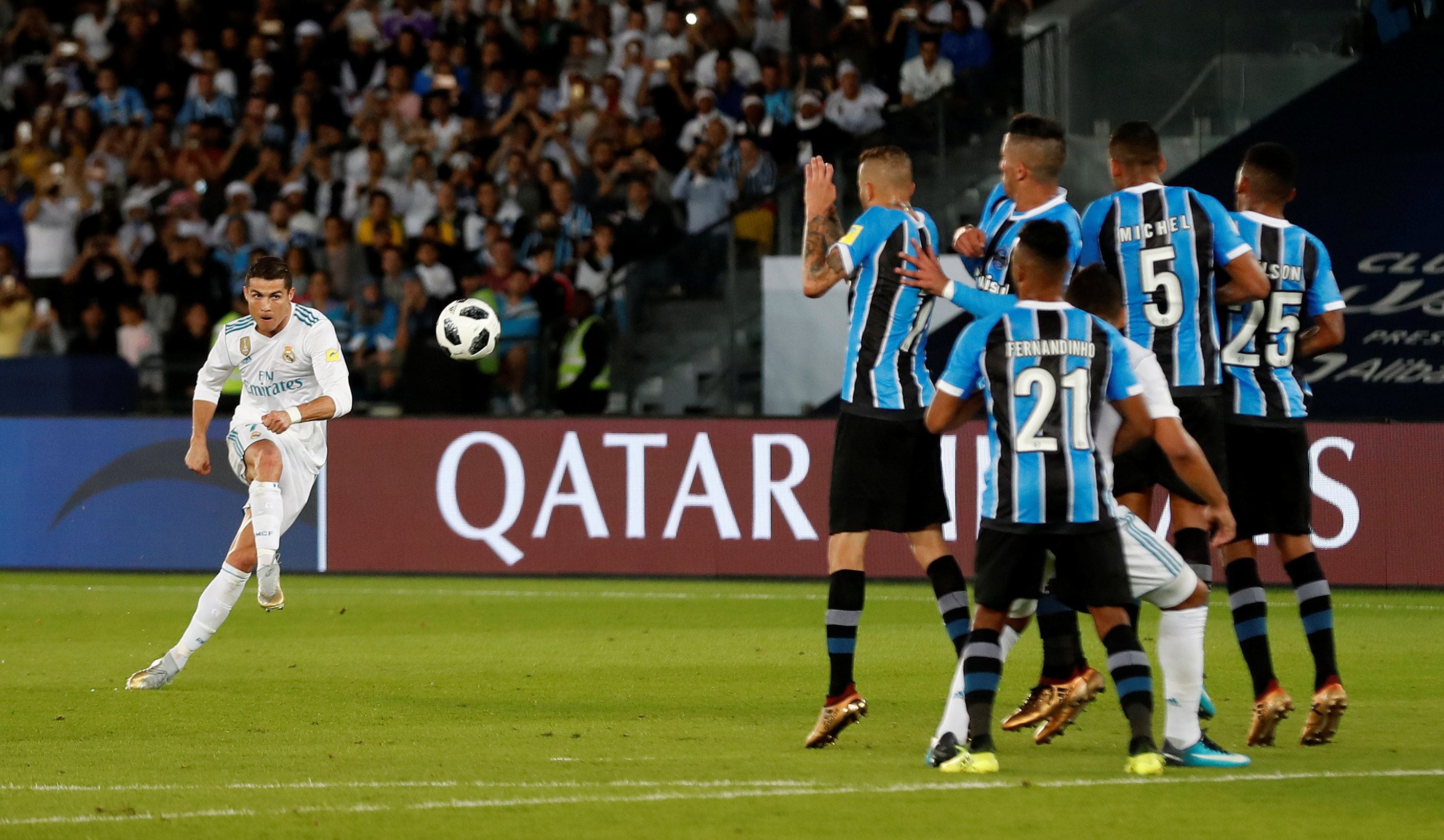 Real Madrid at the FIFA Club World Cup: Ronaldo again the match winner in 2017