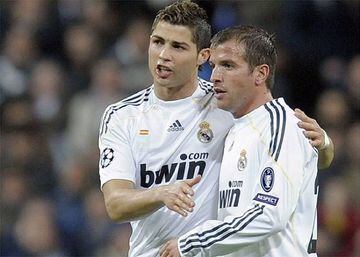 Cristiano and Van der Vaart coincided at Real in the Portuguese's first season at the Bernabéu.