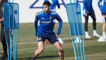 Marcos Luna, durante un entrenamiento.