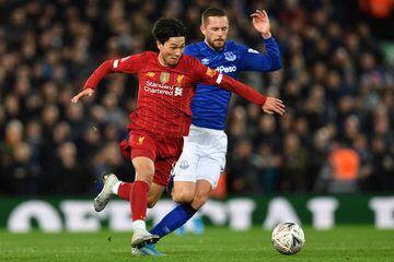 Takumi Minamino's Liverpool debut in pictures