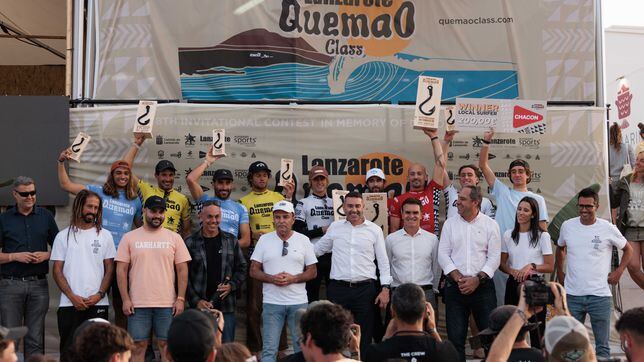 Otro espectáculo tubular para cerrar el 8º Lanzarote Quemao Class