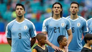 Cavani y Suárez se quedan fuera de la lista de Uruguay