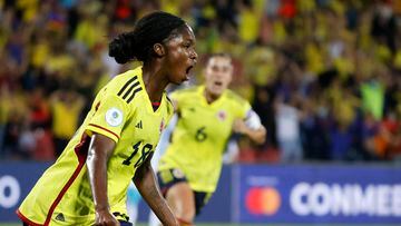Colombia - Argentina en las semifinales de la Copa América Femenina.
