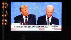 What did Trump say about vote by mail in debate against Biden?