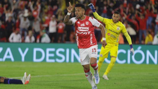 Wilson Morelo le da la victoria a Santa Fe ante Pasto