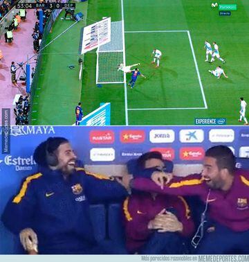 Los mejores memes del Barcelona-Deportivo