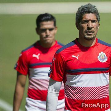 Así se verían los jugadores de Chivas sí fueran viejos